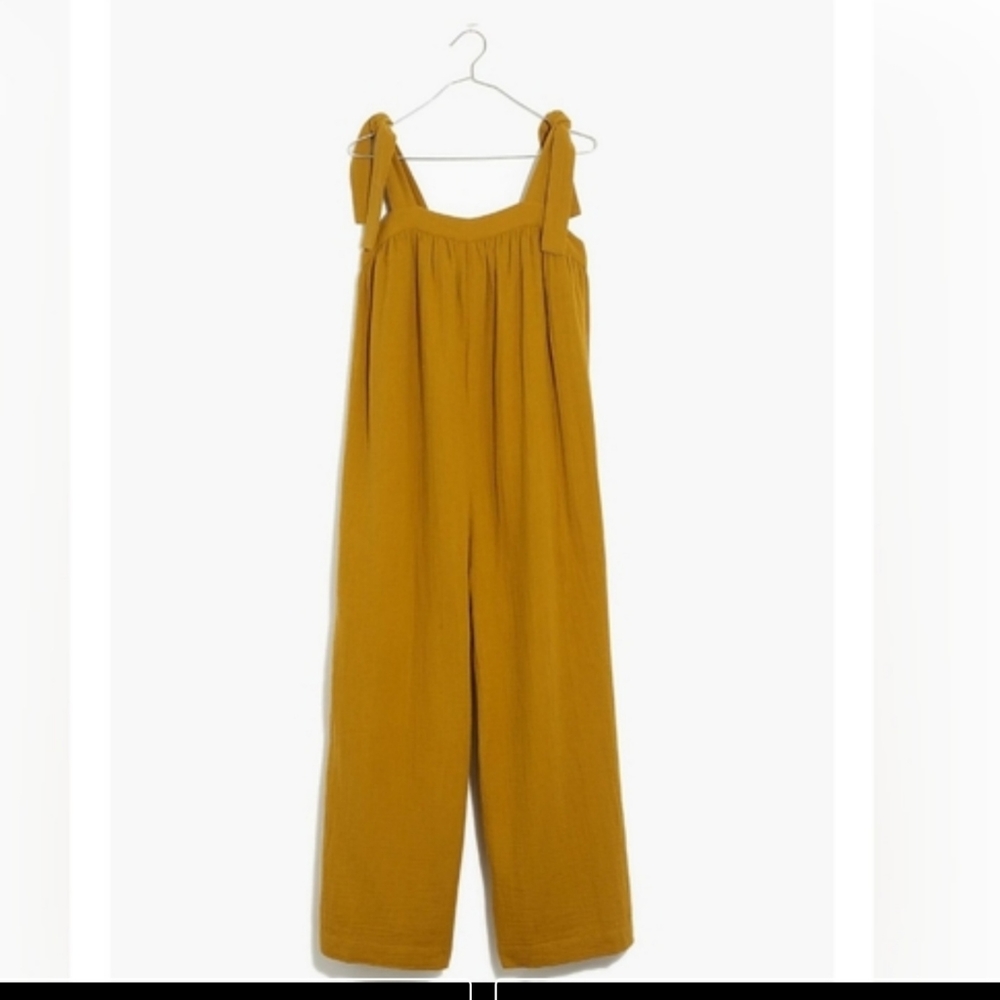 Madewell Mustard Jumpsuit